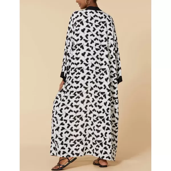 Bsubseach Womens Kimono Swimsuit Coverup Long Summer Cardigans for Swimwear
