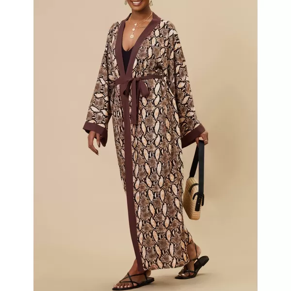 Bsubseach Womens Kimono Swimsuit Coverup Long Summer Cardigans for Swimwear