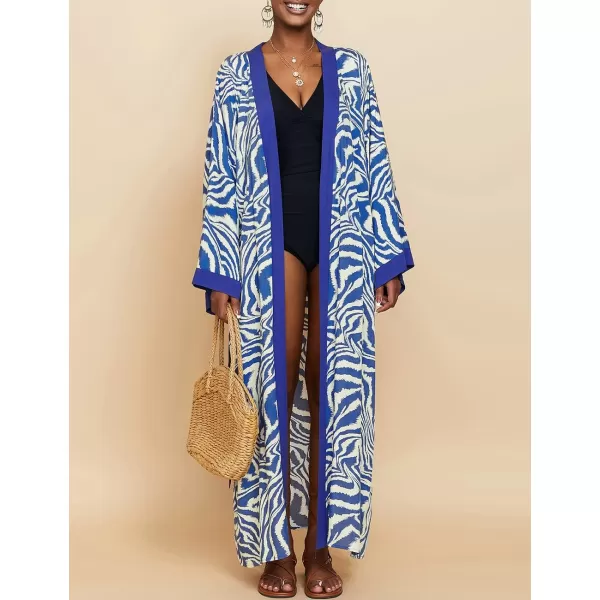 Bsubseach Womens Kimono Swimsuit Coverup Long Summer Cardigans for Swimwear