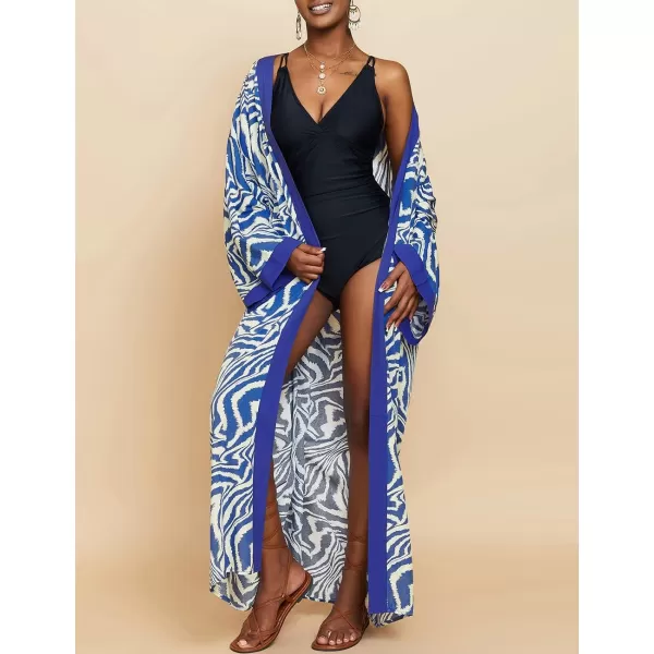 Bsubseach Womens Kimono Swimsuit Coverup Long Summer Cardigans for Swimwear