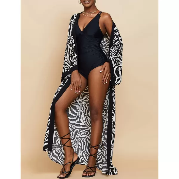 Bsubseach Womens Kimono Swimsuit Coverup Long Summer Cardigans for Swimwear