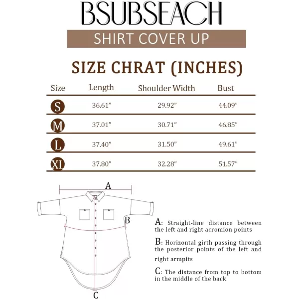 Bsubseach Womens Modern Swimsuit Cover Up Blouse Button Down Shirt Dresses Tops