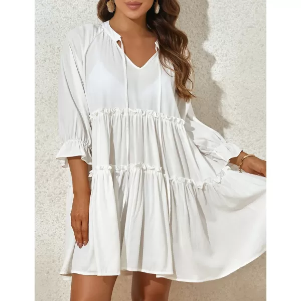 Bsubseach Women's Swimwear Beach Tunic Dress Swimsuit Cover Ups Coverups for Bathing Suit