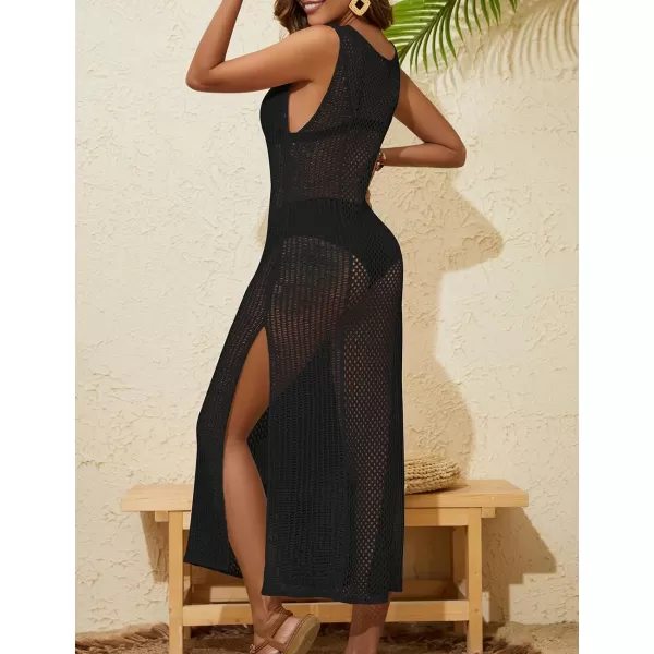 Bsubseach Women's Swimwear Cover Ups Beach Coverups Long Crochet Dress Summer Outfits