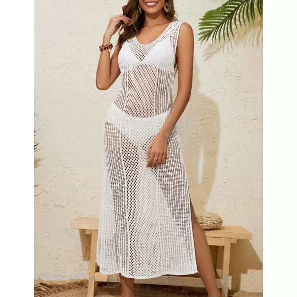 Bsubseach Women's Swimwear Cover Ups Beach Coverups Long Crochet Dress Summer Outfits