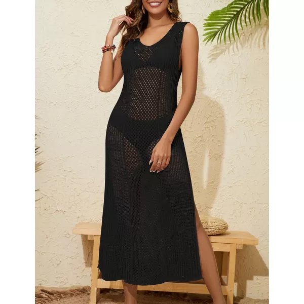 Bsubseach Women's Swimwear Cover Ups Beach Coverups Long Crochet Dress Summer Outfits