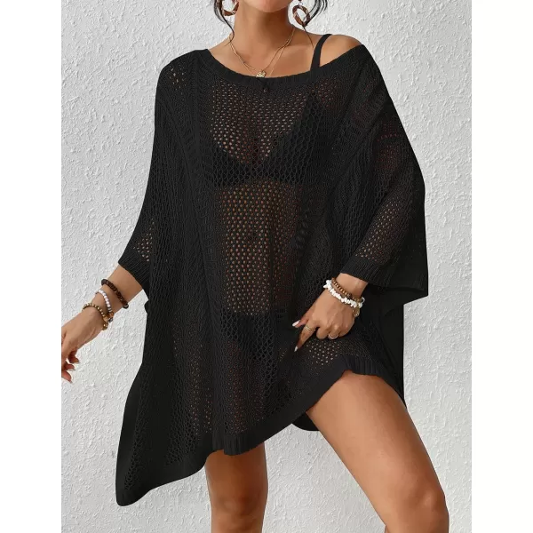 Bsubseach Women's Swimwear Cover Ups Crochet Tops for Women Swim Coverups Vacation Outfits for Women