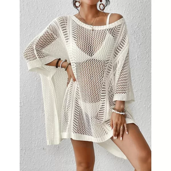 Bsubseach Women's Swimwear Cover Ups Crochet Tops for Women Swim Coverups Vacation Outfits for Women