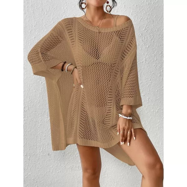 Bsubseach Women's Swimwear Cover Ups Crochet Tops for Women Swim Coverups Vacation Outfits for Women