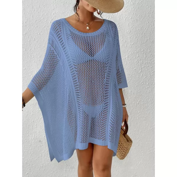 Bsubseach Women's Swimwear Cover Ups Crochet Tops for Women Swim Coverups Vacation Outfits for Women