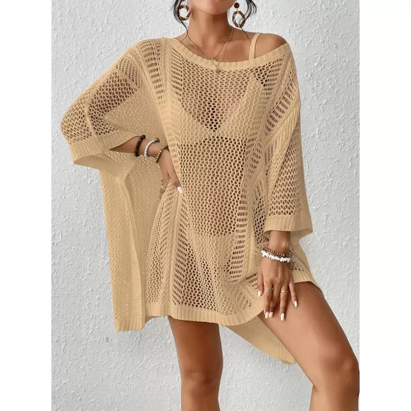 Bsubseach Women's Swimwear Cover Ups Crochet Tops for Women Swim Coverups Vacation Outfits for Women
