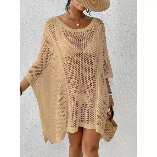 Bsubseach Women's Swimwear Cover Ups Crochet Tops for Women Swim Coverups Vacation Outfits for Women