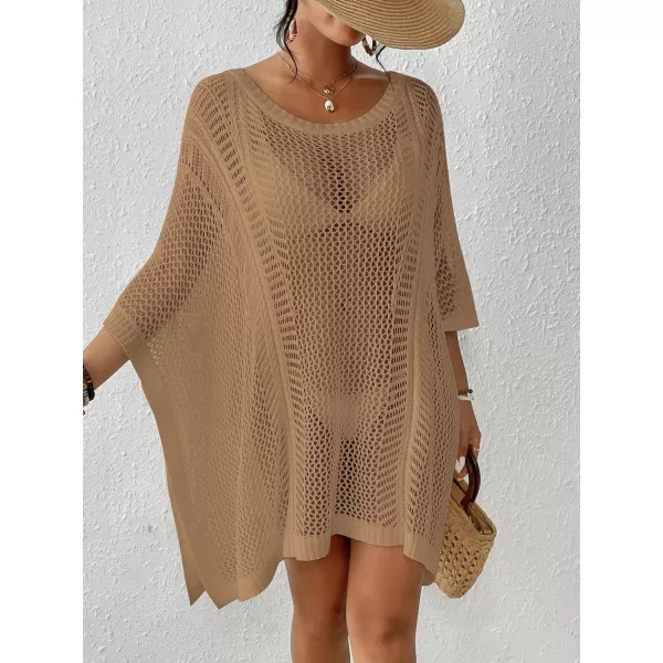 Bsubseach Women's Swimwear Cover Ups Crochet Tops for Women Swim Coverups Vacation Outfits for Women