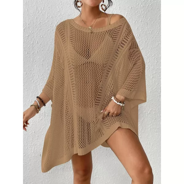 Bsubseach Women's Swimwear Cover Ups Crochet Tops for Women Swim Coverups Vacation Outfits for Women