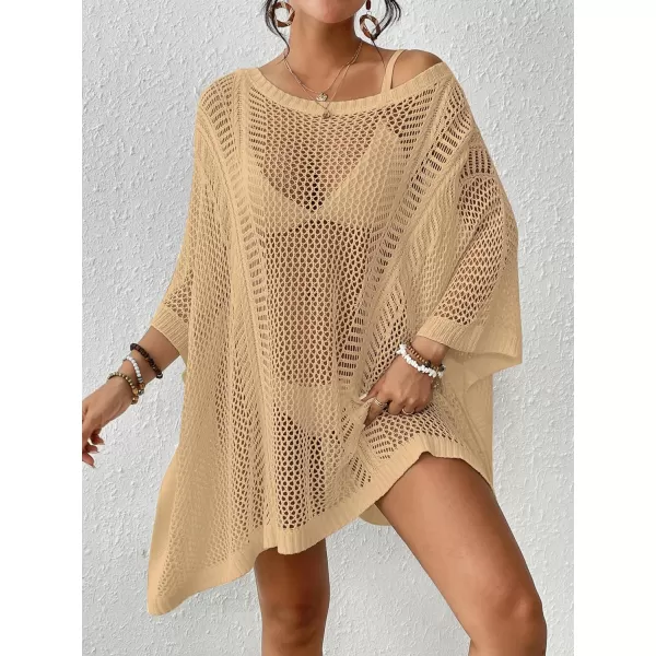 Bsubseach Women's Swimwear Cover Ups Crochet Tops for Women Swim Coverups Vacation Outfits for Women