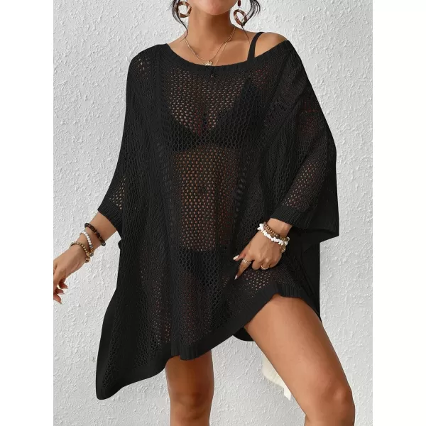 Bsubseach Women's Swimwear Cover Ups Crochet Tops for Women Swim Coverups Vacation Outfits for Women