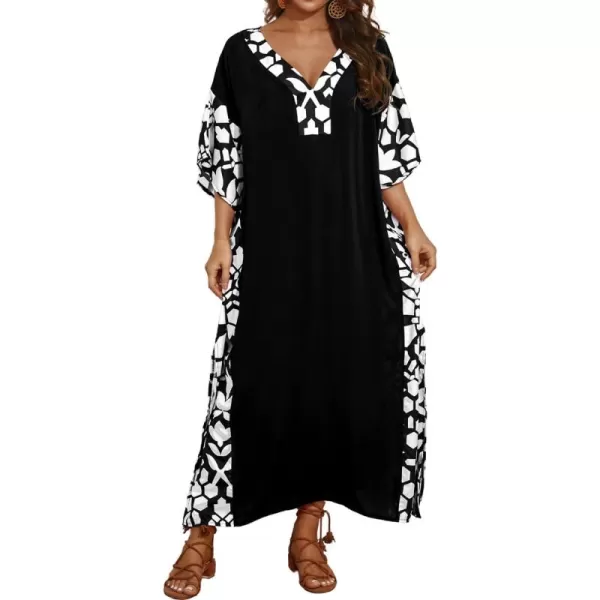 Bsubseach Bathing Suit Cover Ups for Women Caftan Dresses Cover Ups for Swimwear Long Maxi Dress