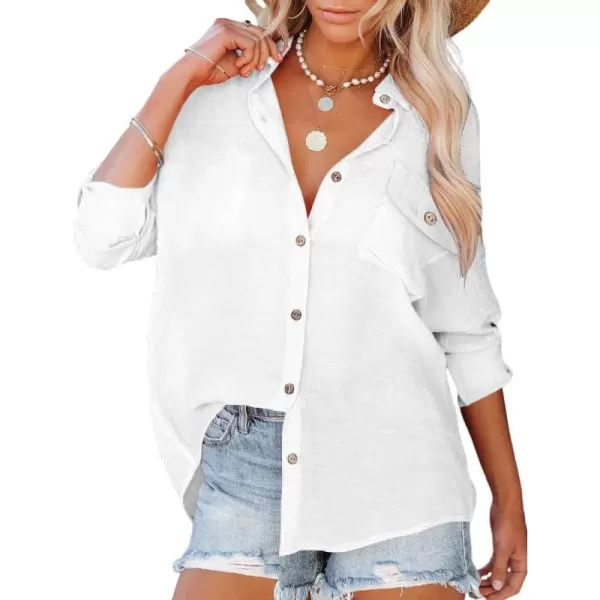 Bsubseach Button Down Shirt Cover Up Bathing Suit Coverups for Women Summer Casual Blouse