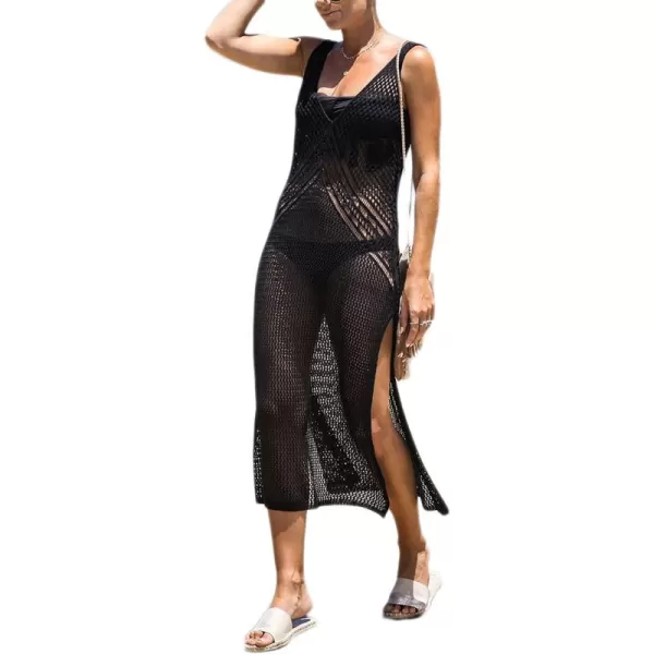 Bsubseach Crochet Cover Up for Women Beach Bikini Swimsuit Swimwear Dresses