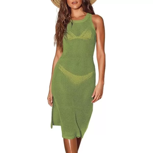 Bsubseach Crochet Cover Ups for Swimwear Women Knit Beach Cover Up Dress Summer Beachwear