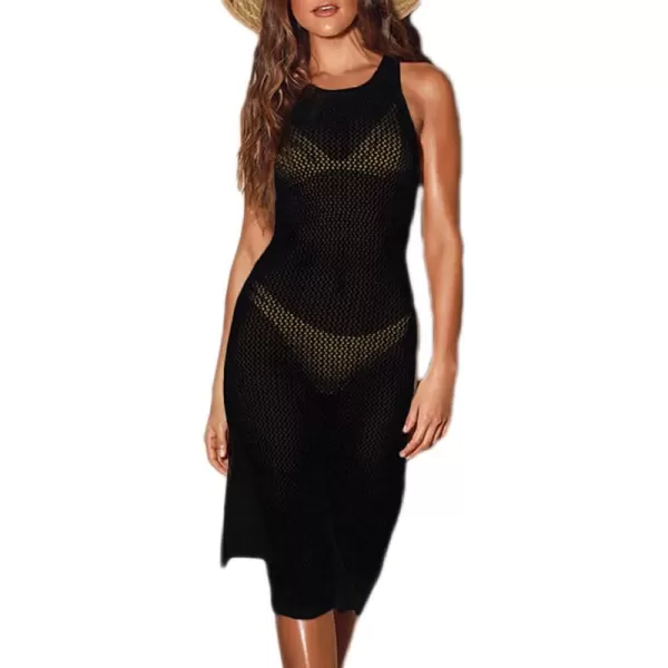 Bsubseach Crochet Cover Ups for Swimwear Women Knit Beach Cover Up Dress Summer Beachwear