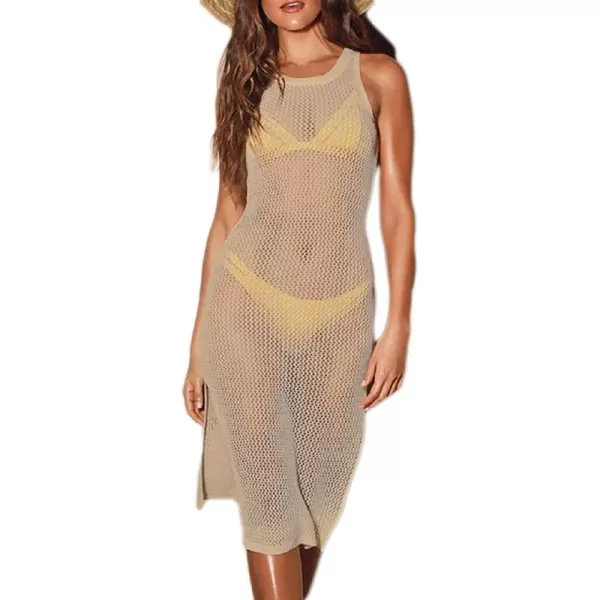 Bsubseach Crochet Cover Ups for Swimwear Women Knit Beach Cover Up Dress Summer Beachwear
