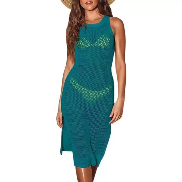 Bsubseach Crochet Cover Ups for Swimwear Women Knit Beach Cover Up Dress Summer Beachwear