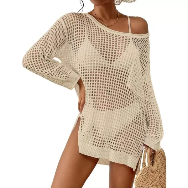 Bsubseach Swimsuit Cover Up for Women Sexy Crochet Tops Knitted Beach Outfits