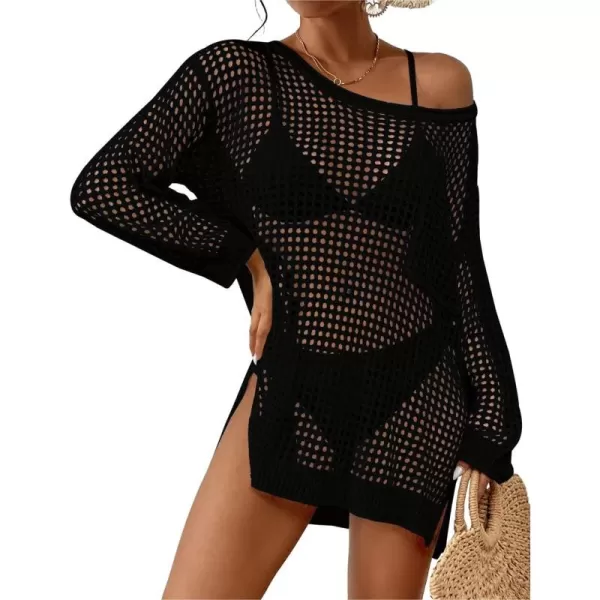 Bsubseach Swimsuit Cover Up for Women Sexy Crochet Tops Knitted Beach Outfits