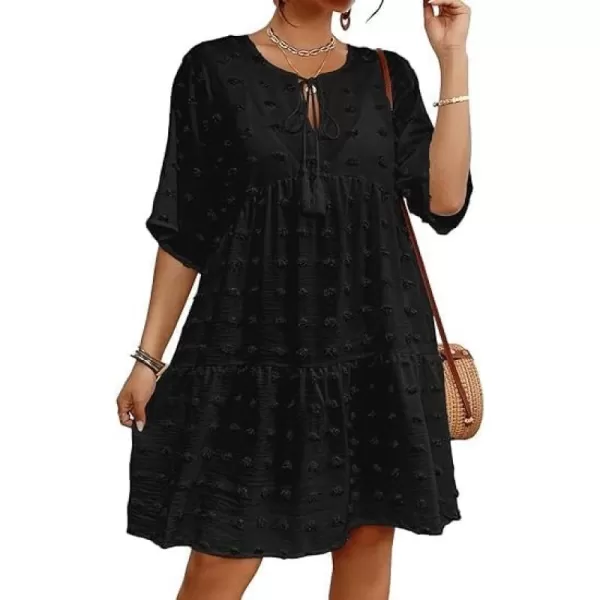 Bsubseach White Bathing Suit Cover Ups for Women Black Swimsuit Coverup Cute Dress