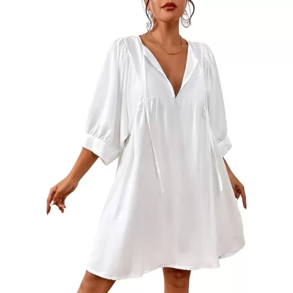 Bsubseach Women Beach Tunic Shirt Cover Up Dress Loose Bathing Suit Coverup