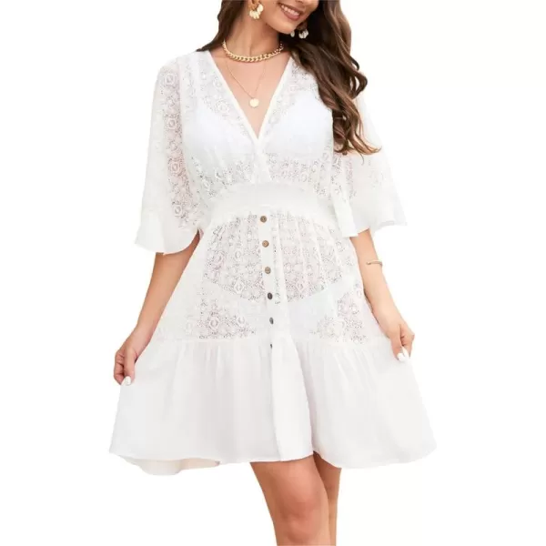 Bsubseach Women Beach Tunic Shirt Cover Up Dress Loose Bathing Suit Coverup