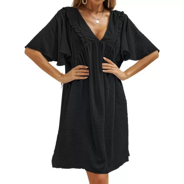 Bsubseach Women Casual Swimsuit Cover Up Blouses Button Down Beach Tunic Dress Bathing Suit Coverup