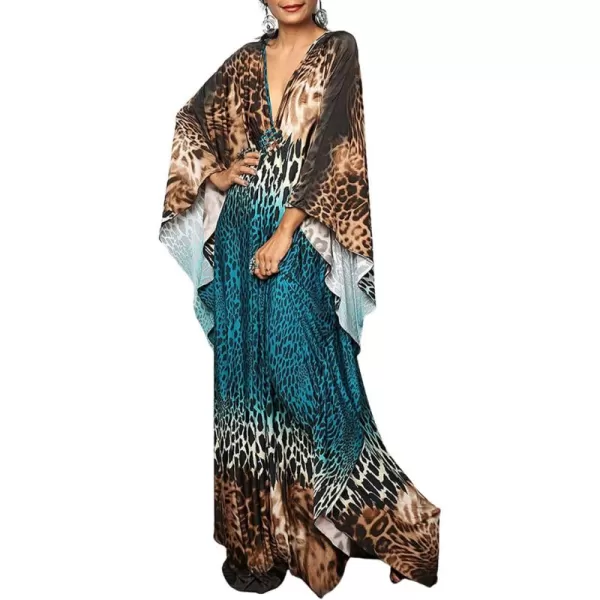 F-blue Coffee Leopard