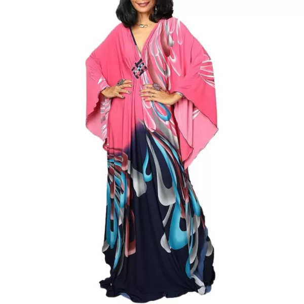F-blue Pink Flower