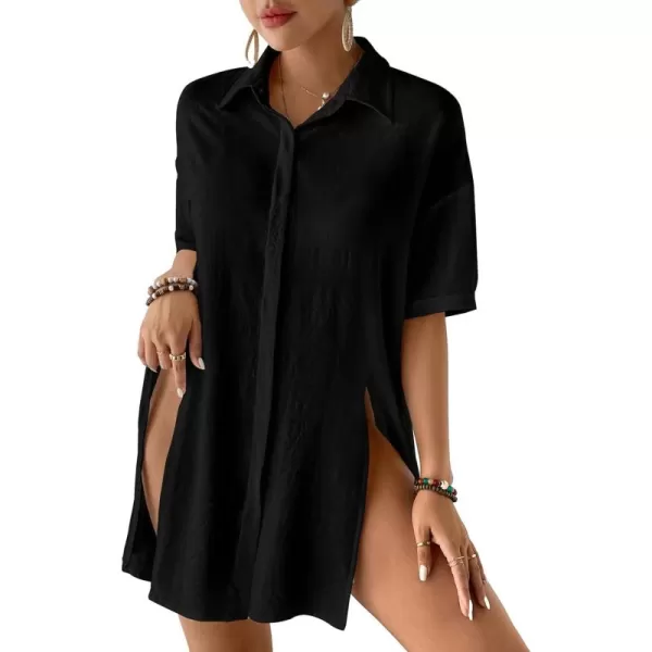 Bsubseach Women's Bathing Suit Cover Ups for Swimwear Swimsuit Cover Up Coverups Beach Dress Shirt