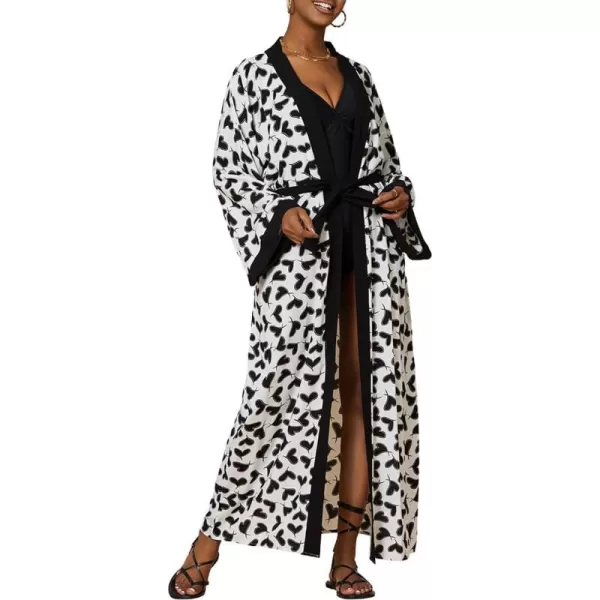Bsubseach Womens Kimono Swimsuit Coverup Long Summer Cardigans for Swimwear