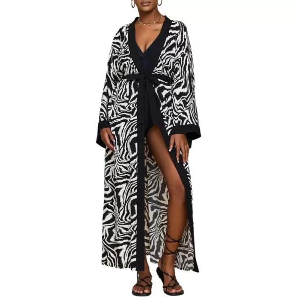 Bsubseach Womens Kimono Swimsuit Coverup Long Summer Cardigans for Swimwear