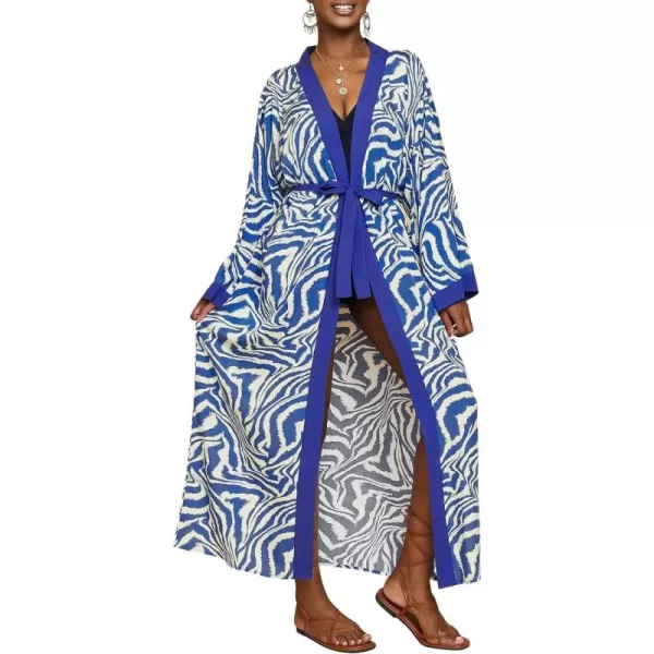 Bsubseach Womens Kimono Swimsuit Coverup Long Summer Cardigans for Swimwear