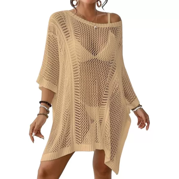 Bsubseach Women's Swimwear Cover Ups Crochet Tops for Women Swim Coverups Vacation Outfits for Women