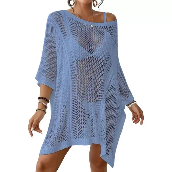Bsubseach Women's Swimwear Cover Ups Crochet Tops for Women Swim Coverups Vacation Outfits for Women