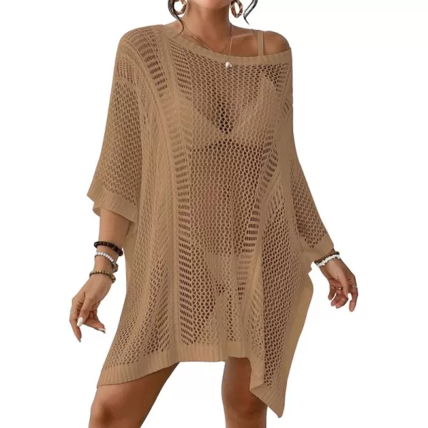 Bsubseach Women's Swimwear Cover Ups Crochet Tops for Women Swim Coverups Vacation Outfits for Women