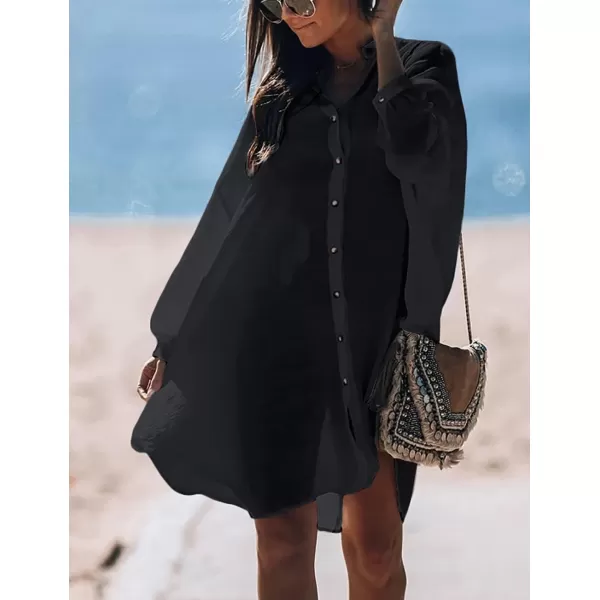 Bsubseach Bathing Suit Cover Ups for Women Bikini Cover Up Beach Shirt Tunic Dress