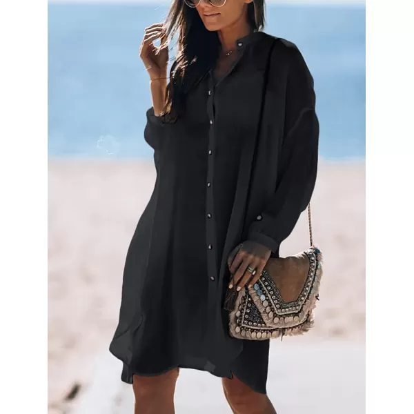 Bsubseach Bathing Suit Cover Ups for Women Bikini Cover Up Beach Shirt Tunic Dress