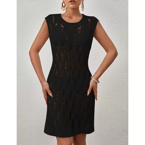 Bsubseach Crochet Cover Ups for Swimwear Women Knit Summer Beach Dress