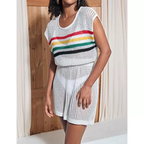 Bsubseach Crochet Coverups for Women Swimsuit Cover Up 2023 Summer Bikini Beachwear