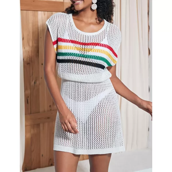Bsubseach Crochet Coverups for Women Swimsuit Cover Up 2023 Summer Bikini Beachwear