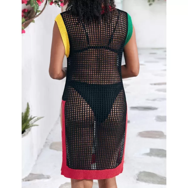 Bsubseach Crochet Coverups for Women Swimsuit Cover Up 2023 Summer Bikini Beachwear