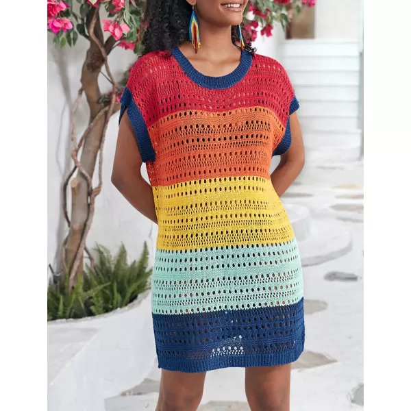 Bsubseach Crochet Coverups for Women Swimsuit Cover Up 2023 Summer Bikini Beachwear