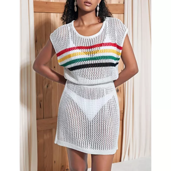 Bsubseach Crochet Coverups for Women Swimsuit Cover Up 2023 Summer Bikini Beachwear